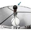 Lamp Shade Light Bulb Clip Lampshade Adapter - Finial and Lampshade Levellers for Clip On Light Bulbs