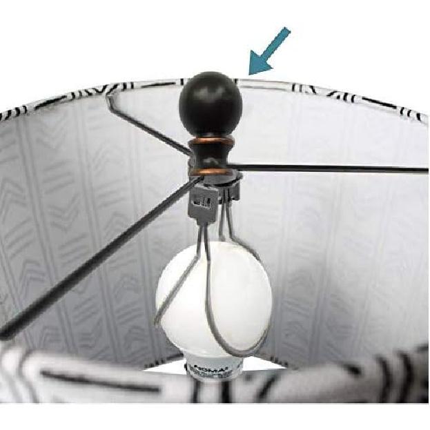 Lamp Shade Light Bulb Clip Lampshade Adapter - Finial and Lampshade Levellers for Clip On Light Bulbs