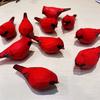 Resin Bird Decoration Hand-Carved Bird Figurine Hand-Painted Sculpted Resin Birds Statues 1PC