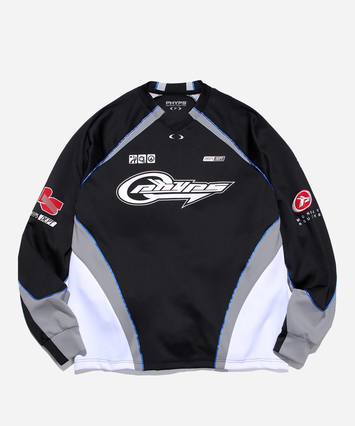 PHYSICAL DEPARTMENT Mesh Motorcycle Raglan Long