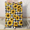 Sunflower Gift Small Blanket Soft Comfortable Sofa Blanket Air Conditioner Blanket All-Season Flannel Blanket Home Decoration