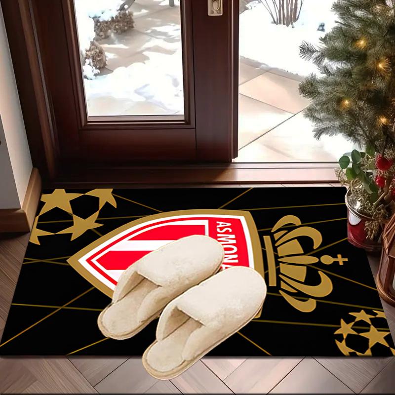 Monaco Football club Printed Area Rug for Office, Chair Rug, Decorative Carpet Floor Mat, Large Size Fan gifts Christmas gifts