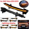 1Pair Dynamic LED Turn Signal Blinker FR Side Mirror Indicator light For Seat Ateca 2016 2017 2018 2019