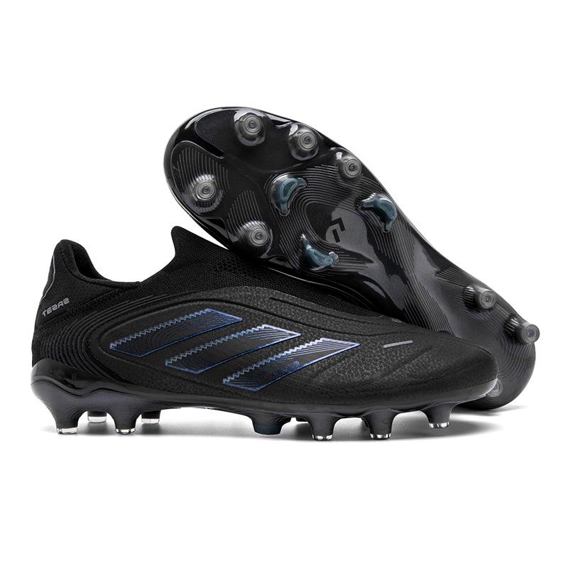 Nahtlose Flyknit Schnürlose COPA Fußballschuhe für Herren & Damen - Mit langen Stollen, Ideal für Wettkampf & Training