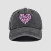 Sweet Heart Printed Visor Baseball Cap  For Man Women Hiking Fishing Vacation