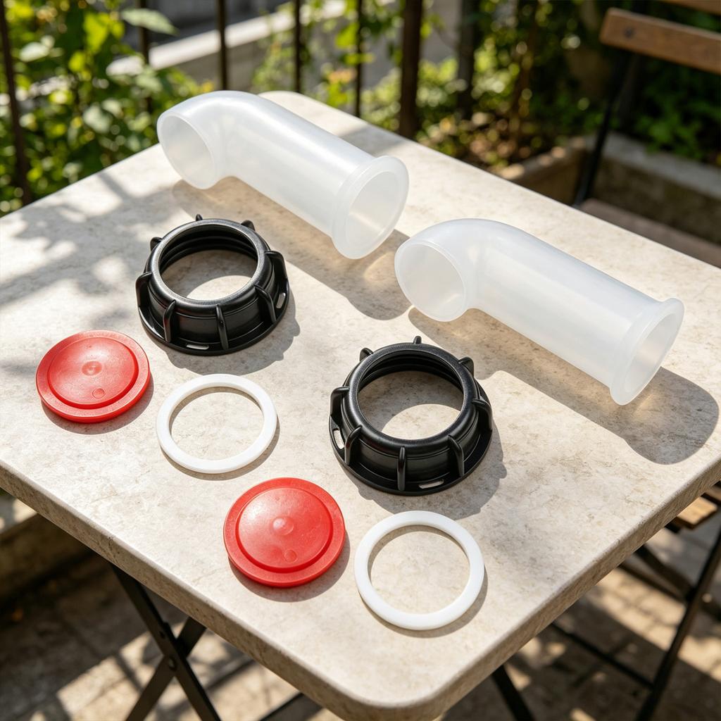 Wasser Öl Kraftstoff Ausgießer Auslasshahn 2 Stück Zubehör