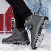 Fashion Women's Winter Cotton Shoes Soft and Warm Korean Edition Casual Men's High Top Snow Boots with Velvet Anti Slip Elderly Shoes