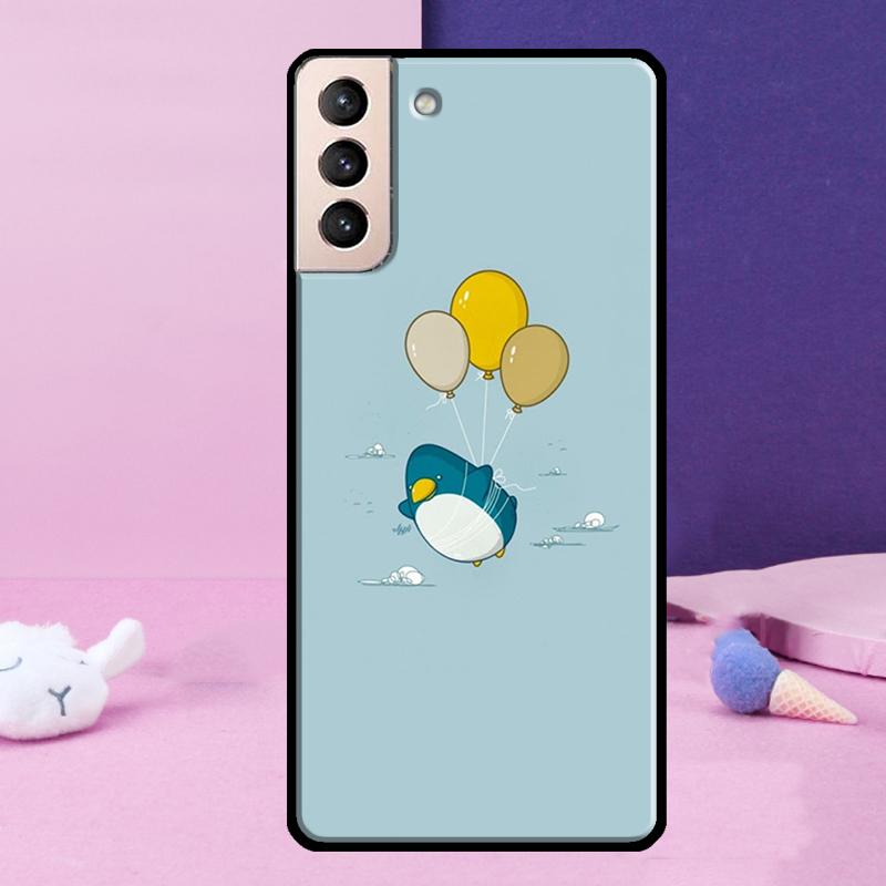 Penguin Phone Case For Samsung Galaxy S25 Ultra S23 S20 S21 S22 S24 FE S9 S10 Plus S24 Ultra Cover