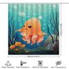 Adorable Octopus Shower Curtain Ocean Life Print Home Decoration Waterproof Bathroom Decorations for Kids Room Gift Idea