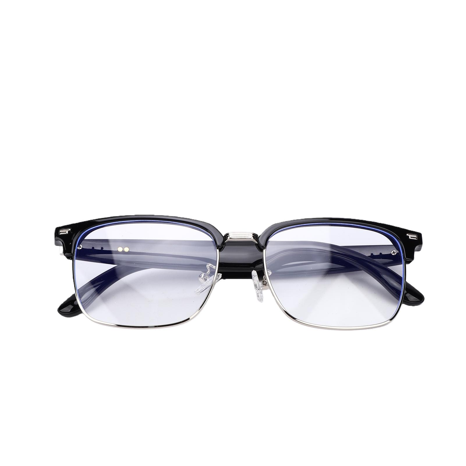 Lunettes Intelligentes IA Bluetooth 5.4 Protection Lumière Bleue Traduction Temps Réel Lunettes Intelligentes avec Verre Solaire pour la Musique