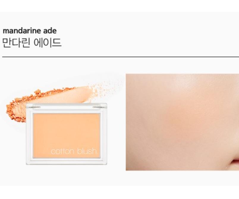 MISSHA Cotton Blusher – Soft Matte Korean Powder Blush (8 Colors)