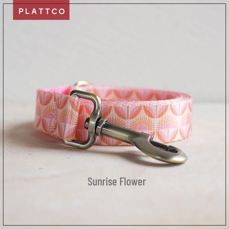 PLATTCO Nylon Rope Dog Collar & Leash PDL350 L