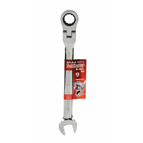 SK11 Gear Tech Flex Ratchet Wrench, Swivel Type, 13mm, MSFR-13