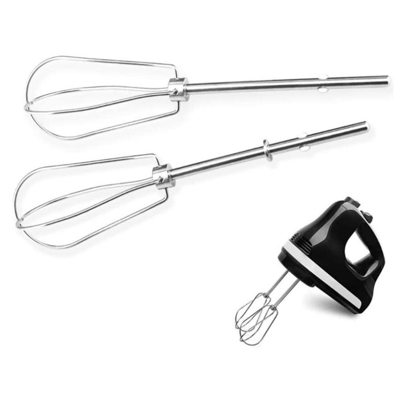 Set of 2 Electric Food Mixer Heads Handheld Egg Beater Heads Stainless Steel Egg Mixer Accessories Egg Beater Part