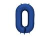 Balon Foliowy Cyfra 0, 86Cm, Granatowy, Satynowy