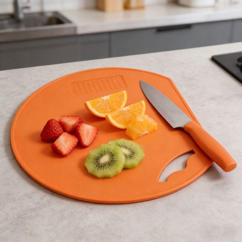 Anti-Bacterial TPU Cutting Board Flexible Non-Slip Cutting Mat Kitchen Chopping Block Kitchen Use