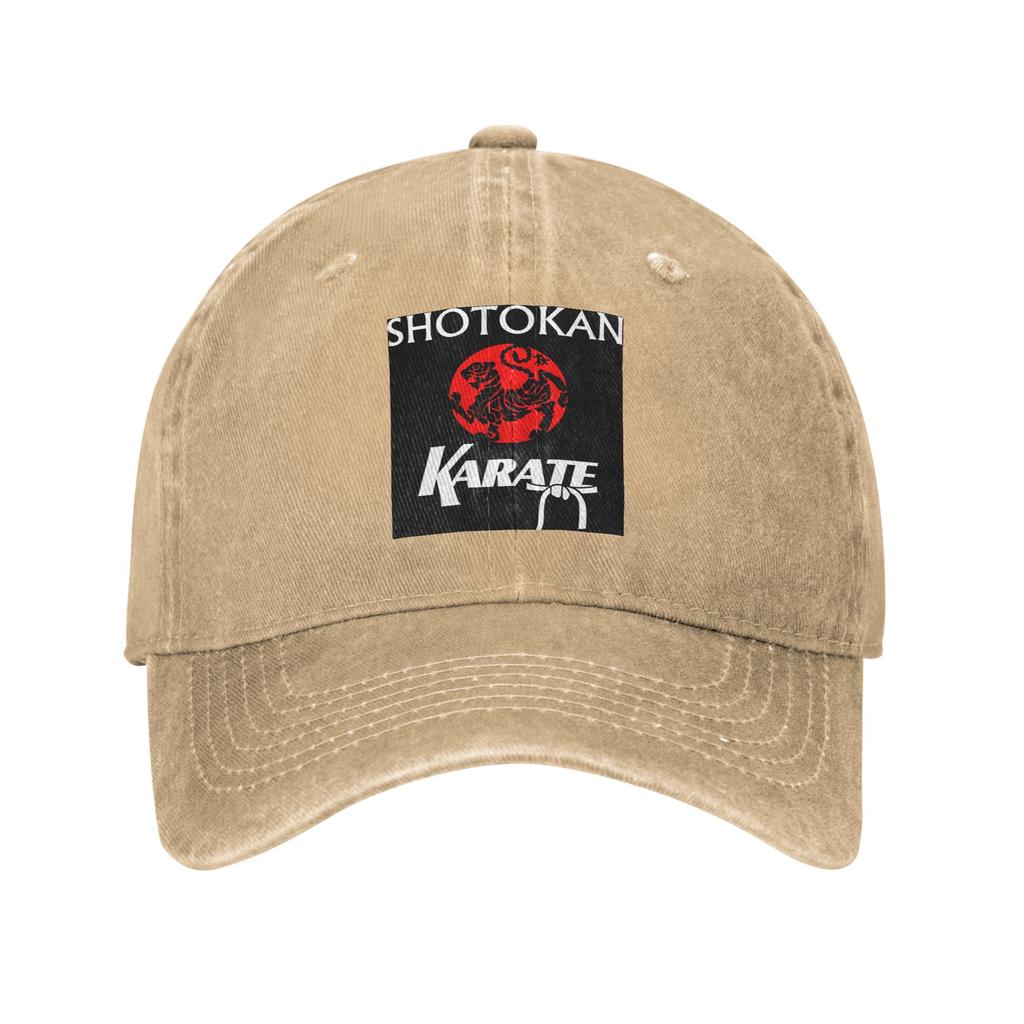 Shotokan Karate Denimstoff Kappe Lässige Baseballkappen Verstellbarer Hut Sommer Unisex Baseballkappen