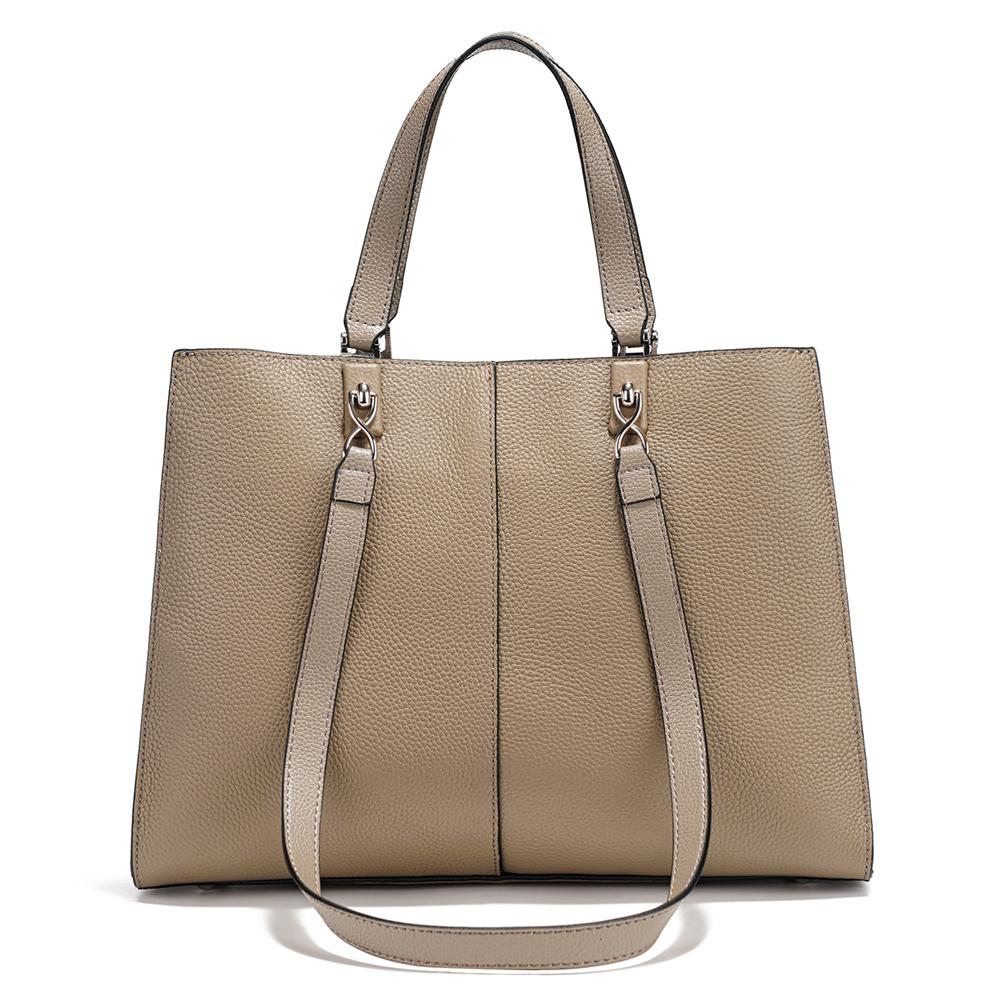 Zency Damen Große Tragetasche Echtes Leder Schultertasche