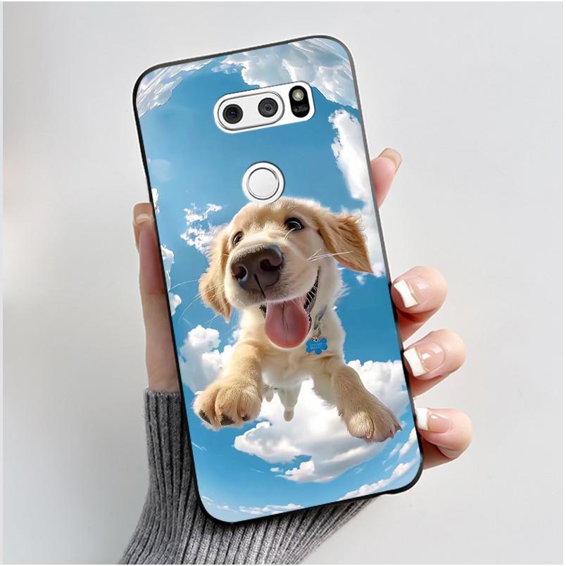 Casing For LG V30 V30+ V30S V30S+ V35 V35+ ThinQ Slim Soft Black Silicon Case Aesthetic Luxury Cute Cool Boys Girls Back Cover