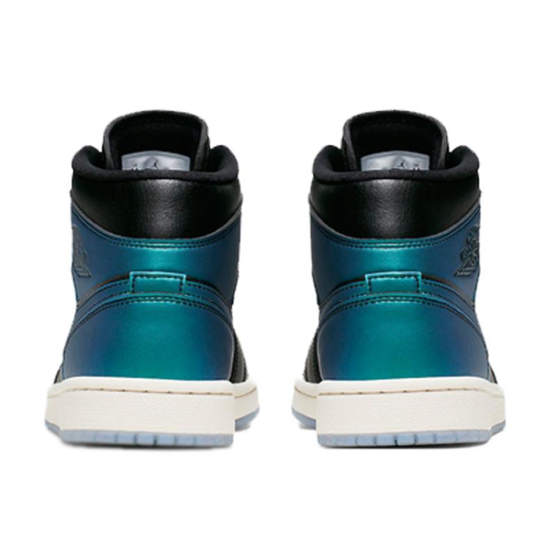 Jordan 1 Mid Iridescent Black Women's Jordan BQ6472-009