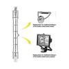 Zestaw 5 żarówek halogenowych R7s 118mm 200W 230V ściemnialnych Halogenowe lampy prętowe
