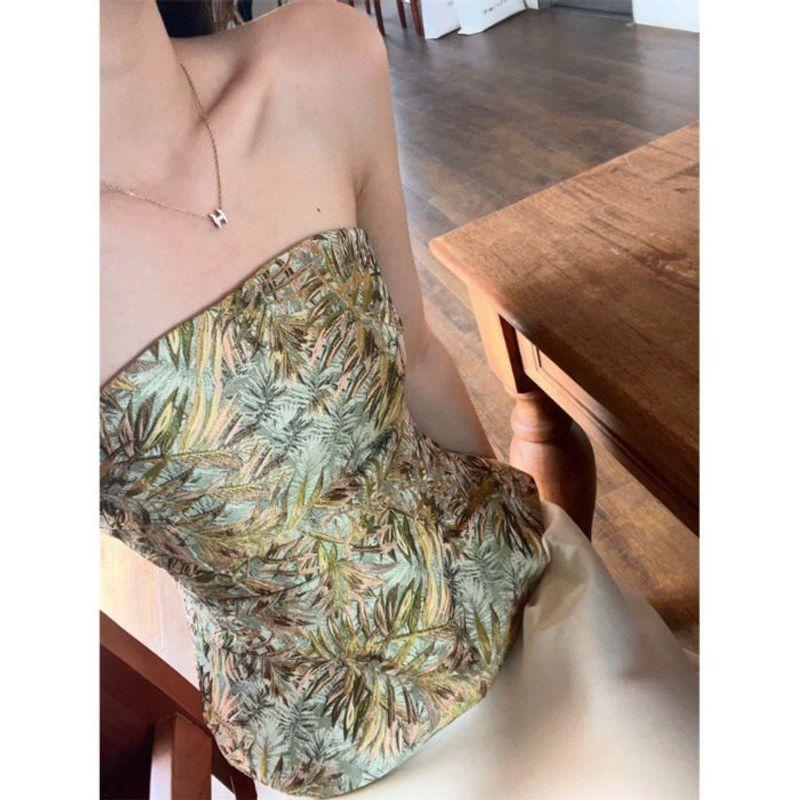 New Chinese-Style Printed Sleeveless Top and Camisole for Women, Summer 2025, Beautiful National Style