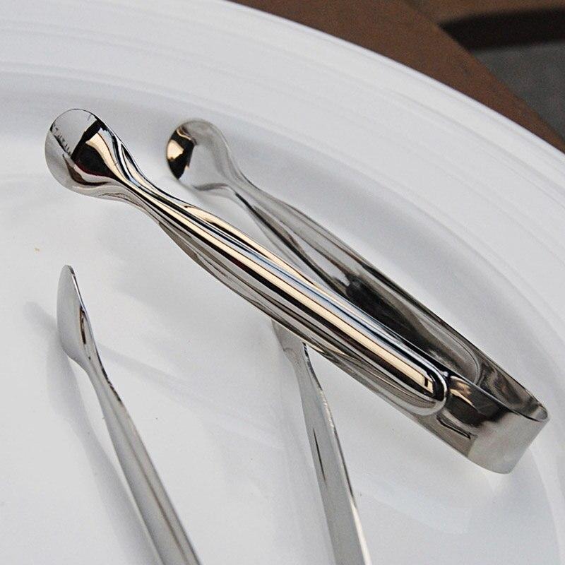 Stainless Steel Round Ice Clip Food Clip Coffee Restaurant Thickened Kitchen Supplies Sugar Clip