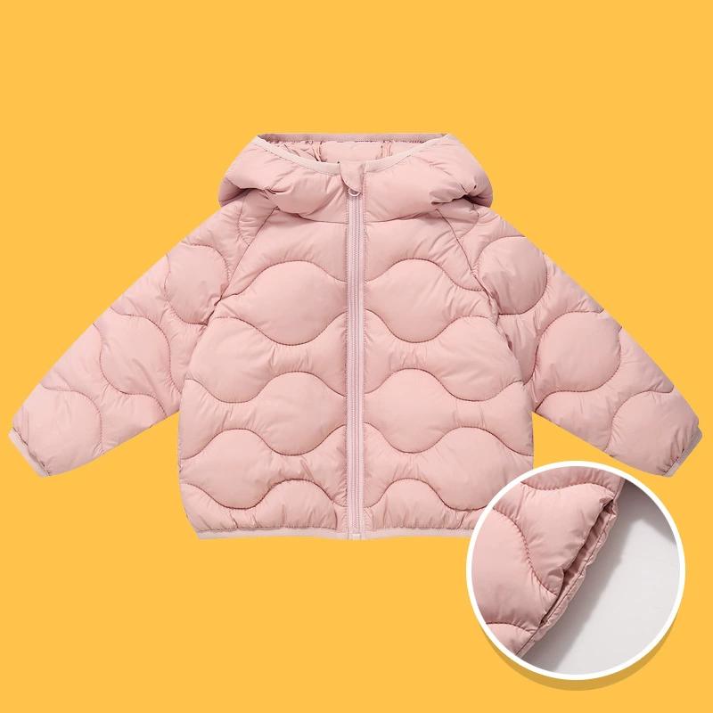 Jachete de puf pentru copii Toamnă Iarnă Modă Băieți Fete Paltoane Subțiri Calde Bebeluș Ușoare Puf Bumbac Paltoane Îmbrăcăminte pentru Copii