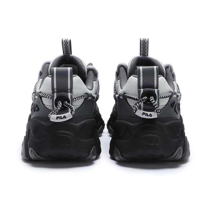 Fila Fluid 5 Cat Paw 5 Thick Sole Fashion Height Increasing Versatile Low Top Casual Shoes Men Sneaker Gray F12M432101FPA