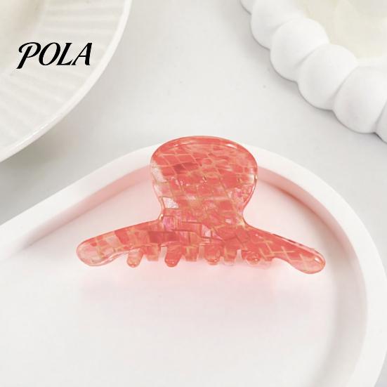 Compact Size Hair Clip Smooth Edge Claw, Mini Octopus Clip, Colorful Transparent Broken Style Acetic Acid Shower High Elasticity Spring Accessories
