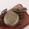Vintage Quartz Pocket Watch with Retro Flip Necklace Pendant Design