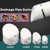 50/75/110/160mm Drain Pipe Floor Drains Sewage Pipe Strainer Plug PVC Anti Odor Anti-rat Cover Septic Tank Outdoor Pipe Valve