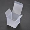 25pcs Plastic Frosted Gift Box Party Favor Boxes Treat Boxes Square Packaging Box Gift Wrap Box