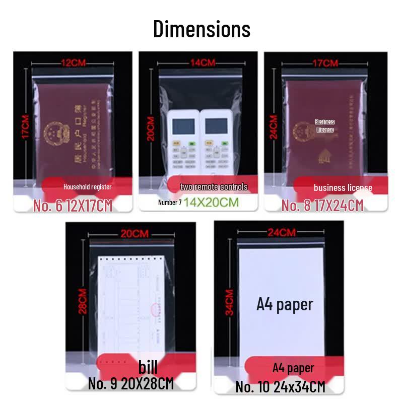 Food Grade Resealable Storage Bags
