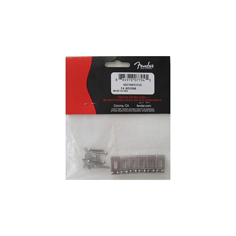 Fender American Standard 2008 Stratocaster Brückensättel - Stahl mit Nickel-Finish