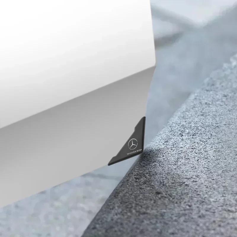 2Pcs Car Door Corner Protection Sticker Cover Decal For Mercedes Benz AMG GLE GLC W205 W206 W203 W204 W210 W212 W213