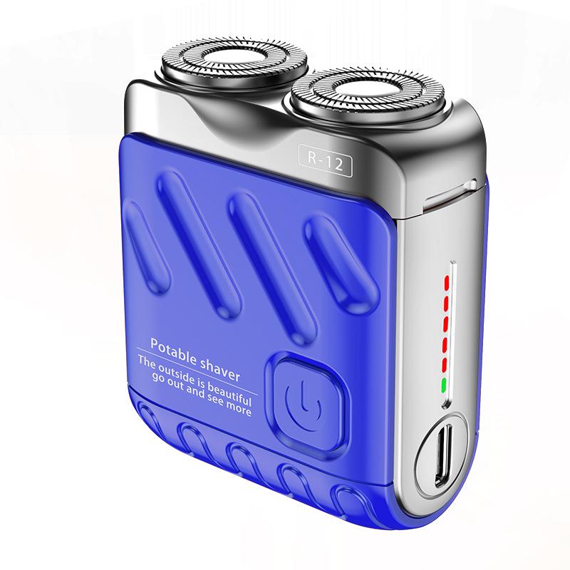 Portable Electric Beard Shaver: Mini Super Clean Razor for Men