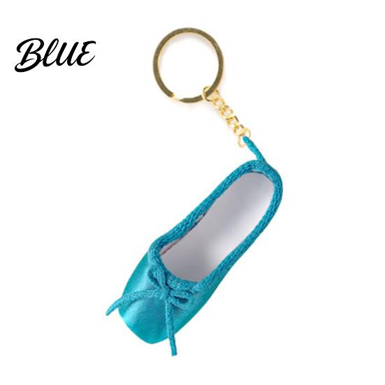 Ballet Dancer Gift Satin Shoe Keychain Handmade Mini Pointe Pendant