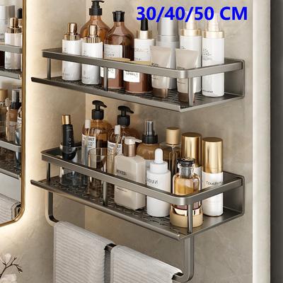 Bathroom Shelves No-drill Corner Shelf Shower Storage Rack Holder Toilet Organizer Bathroom Accessories