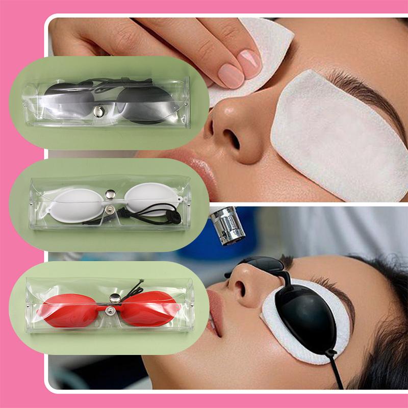 Weiche Silikon-UV-Schutzbrille Flexible Brille für IPL-Laser-LED-UV-Lampenbehandlung Solarium Bräunen