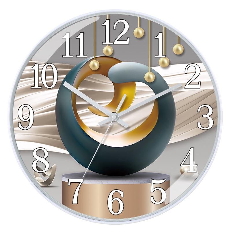 12 Zoll (30 cm) Wohnzimmer-Wanduhr im modernen minimalistischen Stil, kreative Quarzuhr
