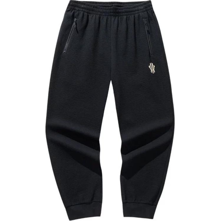Anta Basketball Collection Knitted Sweatpants Men's Basic Black 172511303-2