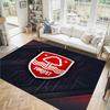 Nottingham Forest Design Kristall Samt Teppich Gemütlich Nicht?Rutschfester Teppich mit Aufdruck für Schlafzimmer Wohnzimmer Eingang