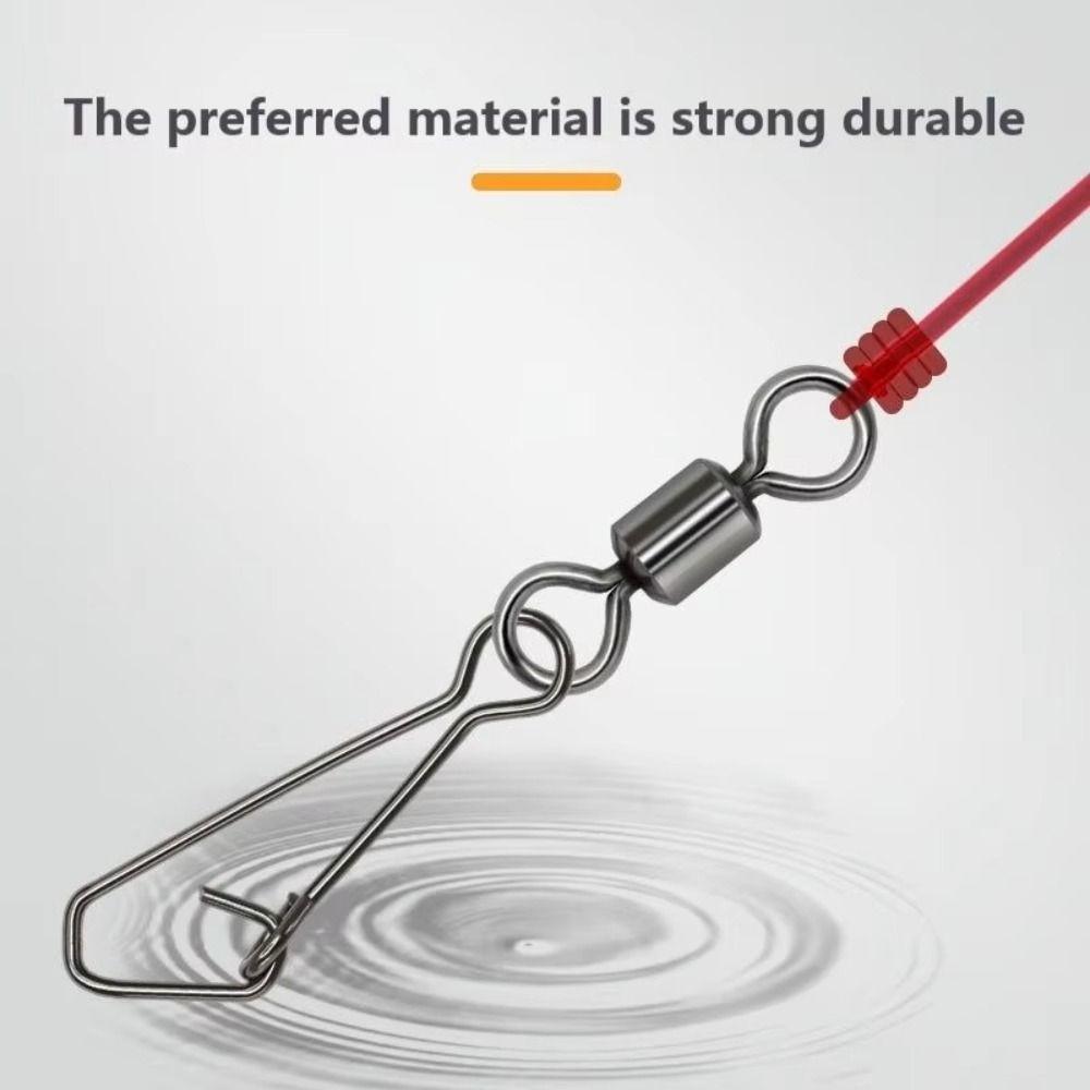 Edelstahl Rollwirbel 8er Schleife Wirbel Tackle Neues Tackle Werkzeug