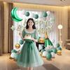 Birthday Decoration Scene Arrangement Party Children Boys Girls Balloons Background Wall Internet Celebrity 18 Bat Mitzvah