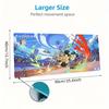 Genshin Impact Color Mouse Pad Large Gaming Table Cushion Non-slip Laptop Tablet Big Mousepad XXL Mat Mini PC Playmat With Lock edge