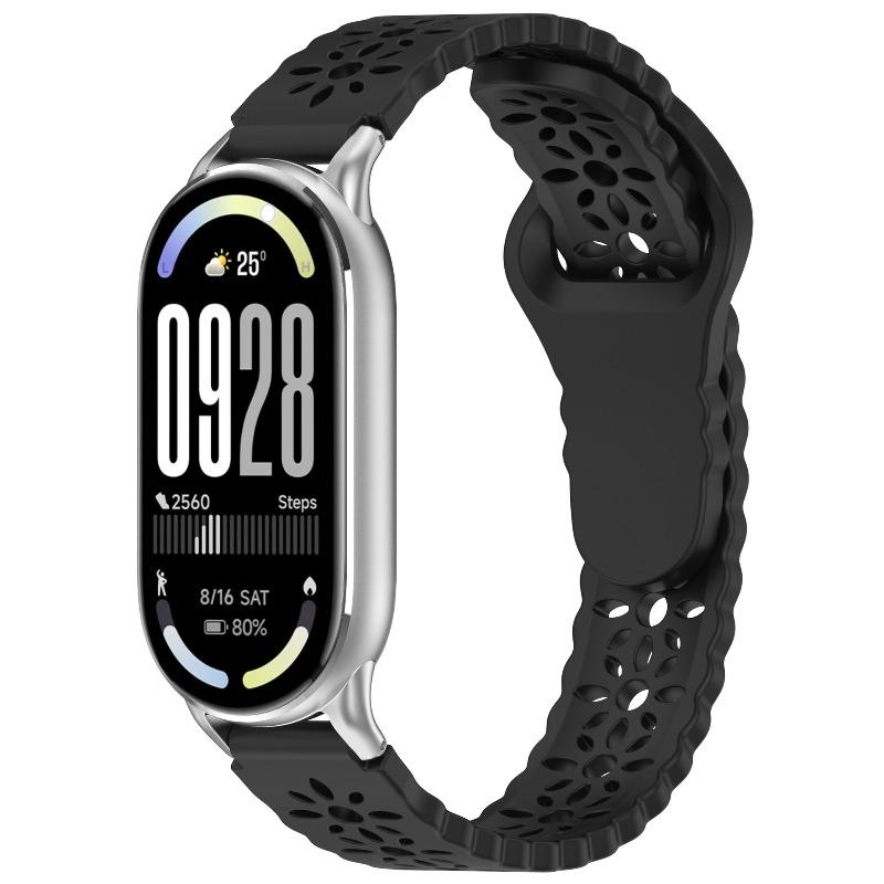 Silicone Strap for Xiaomi Mi Band 10 9 8 NFC Sport Rubber Bracelet Wristband Correa Xiaomi Smart Band 8 9 10 NFC Accessories