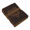 Vintage Leather Journal Book Of Shadow Grimoire Antiik Deckle Paber Heart