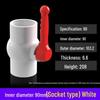PVC Ball Valve Switch for Water Pipes (Sizes: 20-110mm)