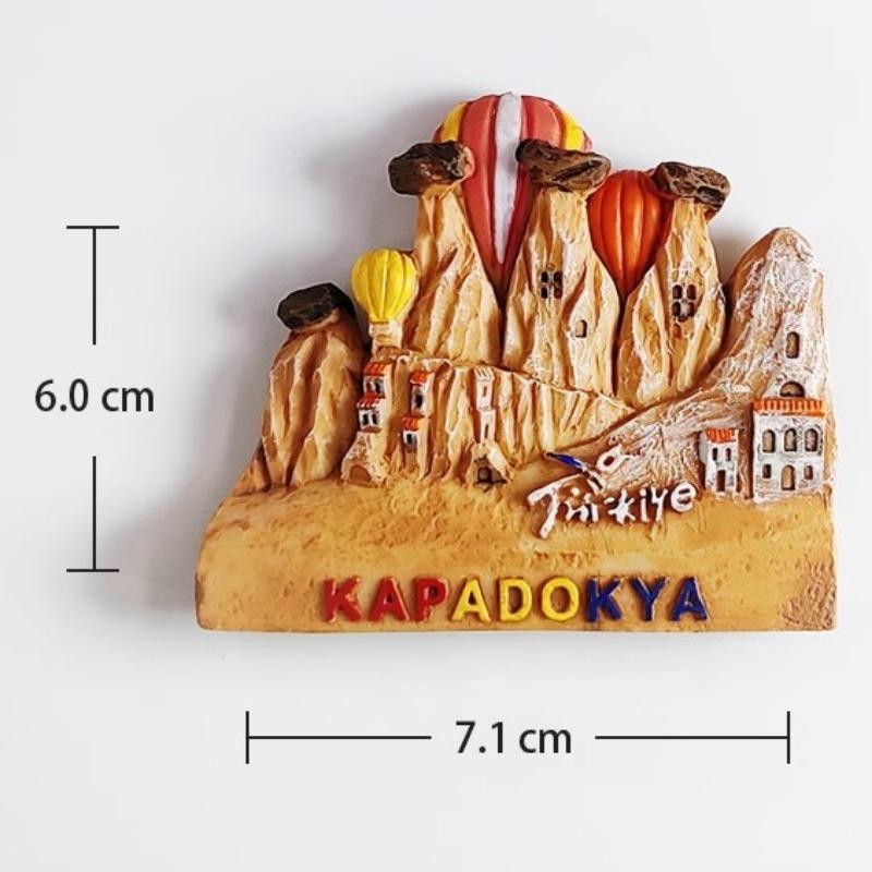 Turkey Travelling Souvenirs Kemer Fridge Magnets Cappadocia Hot Air Balloon Antalya Fridge Stickers Wedding Gifts Home Decor